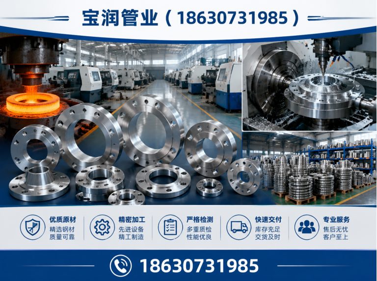 运河区法兰生产展示图